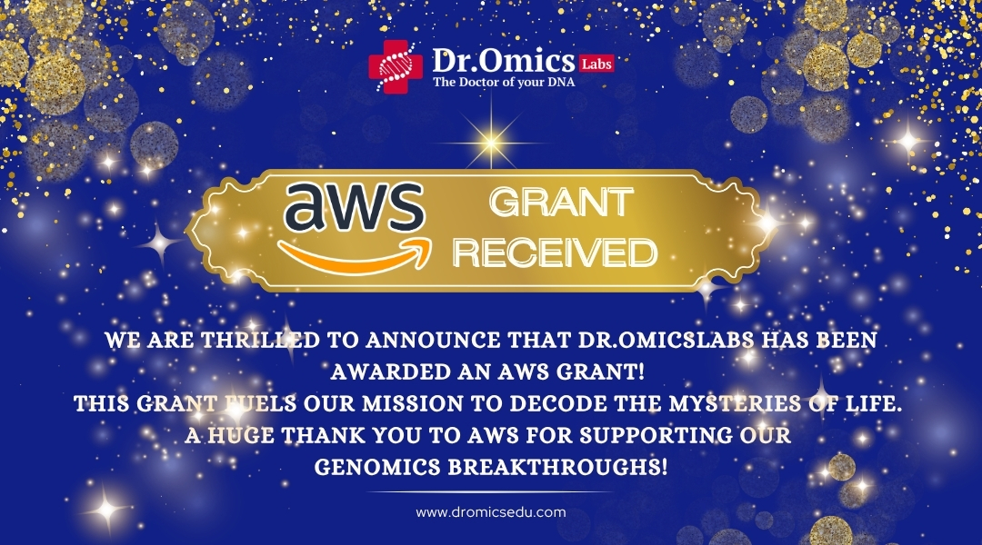 Empowering Genomics Research: Dr. Omics Labs Secures AWS Grant