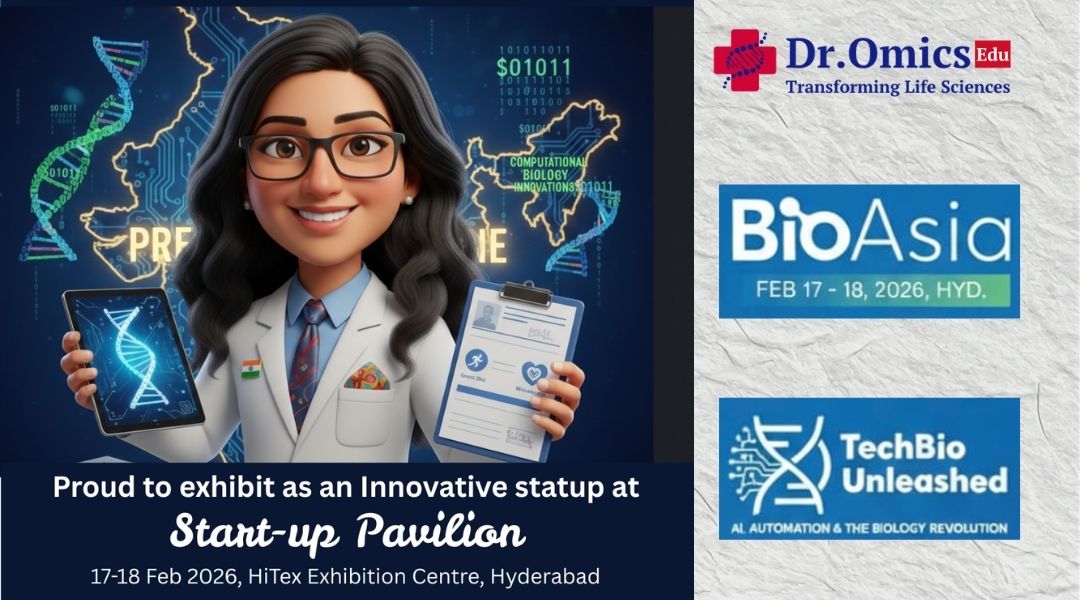 Dr. Omics Labs will be exhibiting as an Innovative Startup at BioAsia 2026!