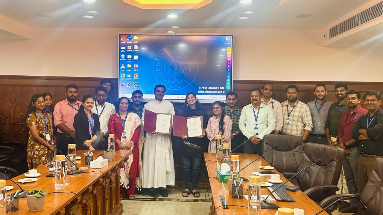 Dr. Omics Labs Signs MOU with CHRIST (Deemed to be University)