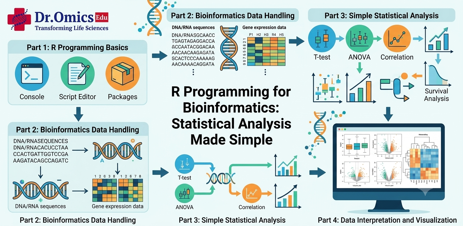 R Programming for Bioinformatics: Statistical Analysis Made Simple
