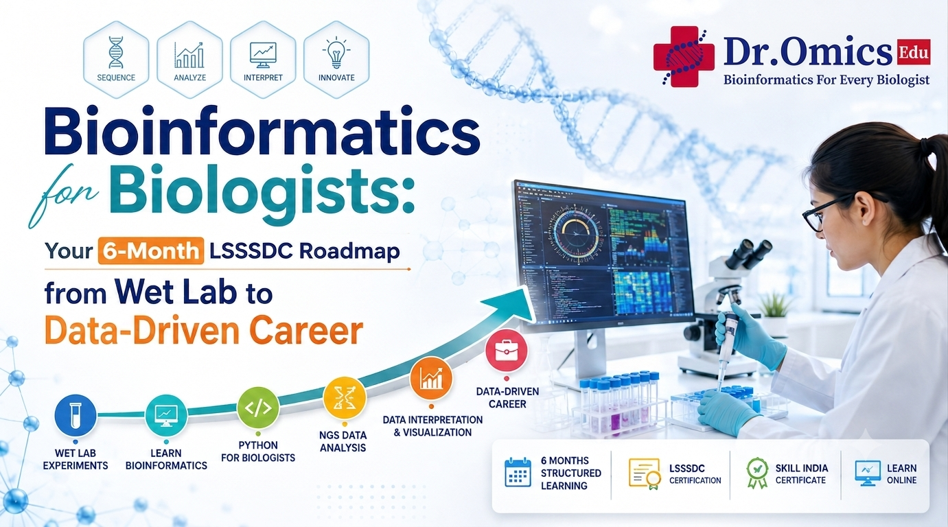Bioinformatics for Biologists: Your 6-Month LSSSDC Roadmap from Wet Lab to a Data-Driven Career