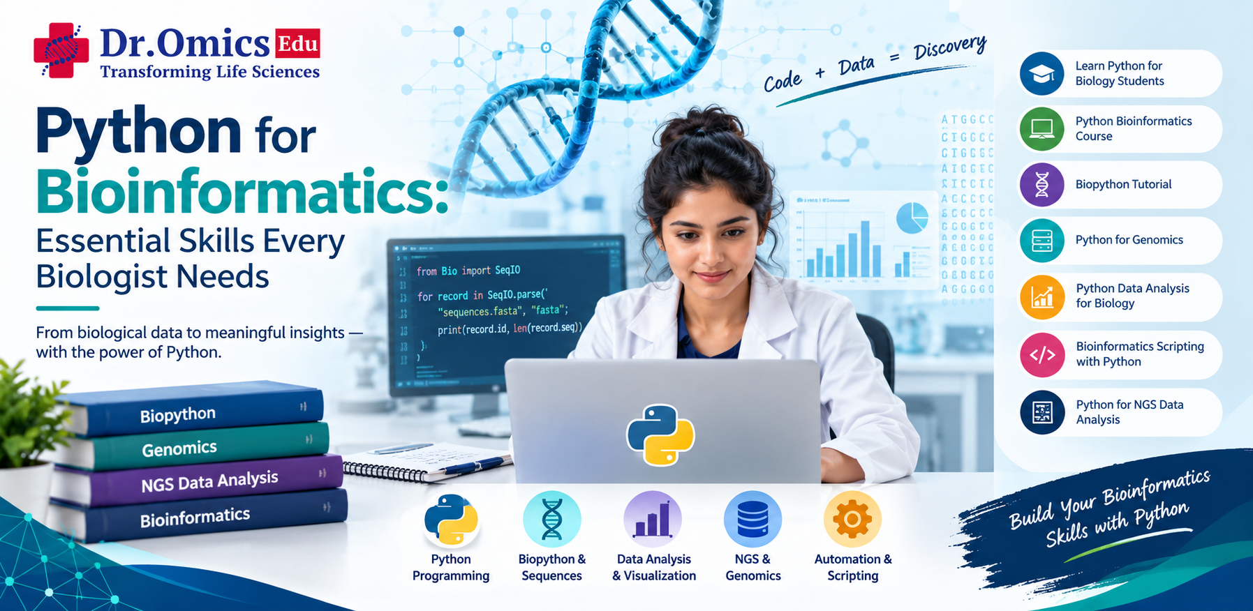 Python for Bioinformatics: Essential Skills Every Biologist Needs