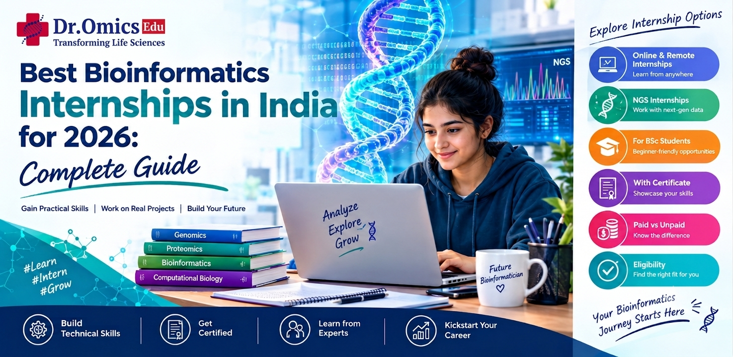 Best Bioinformatics Internships in India for 2026: Complete Guide