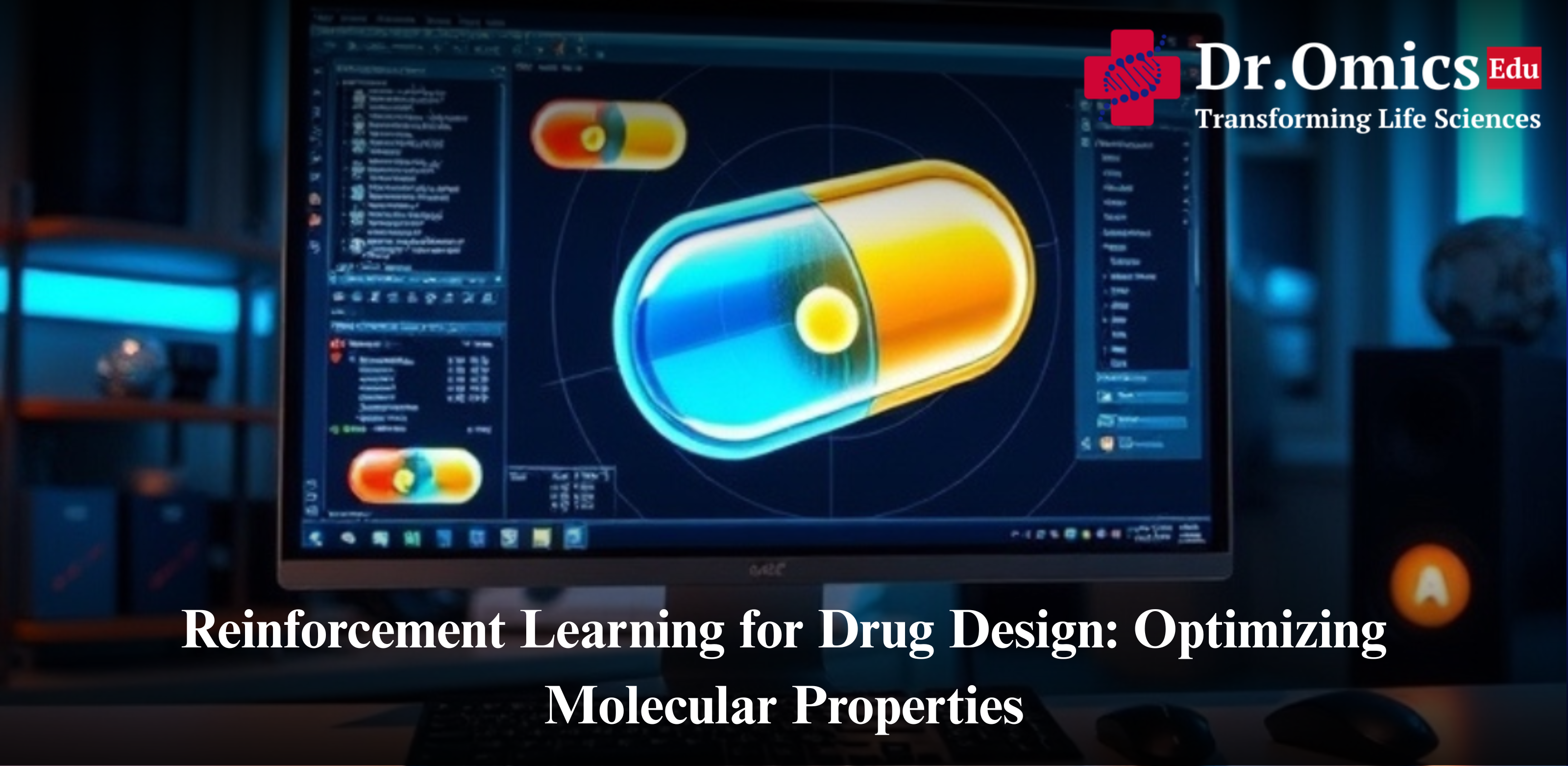 Reinforcement Learning for Drug Design: Optimizing Molecular Properties