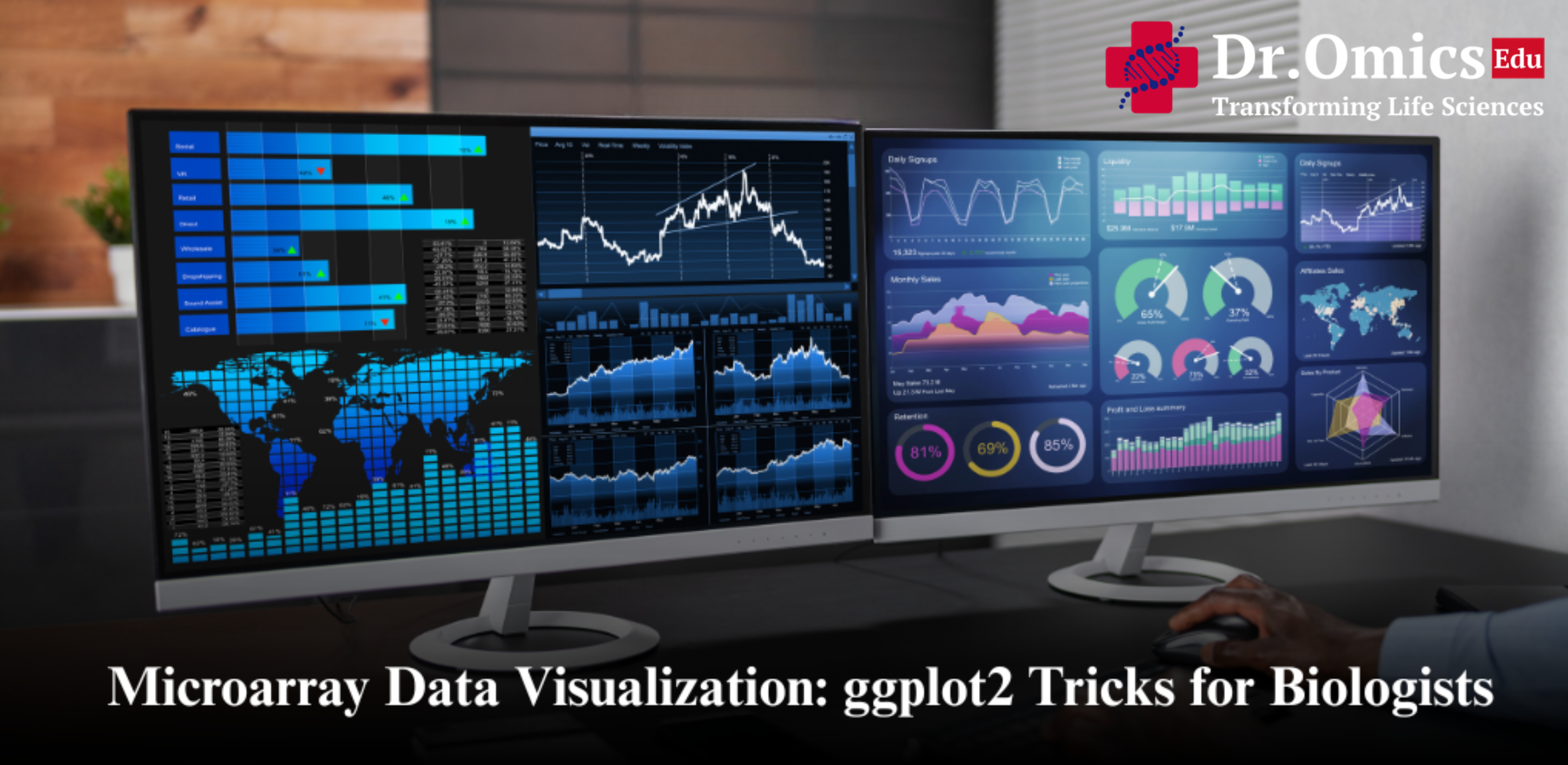 Microarray Data Visualization: ggplot2 Tricks for Biologists