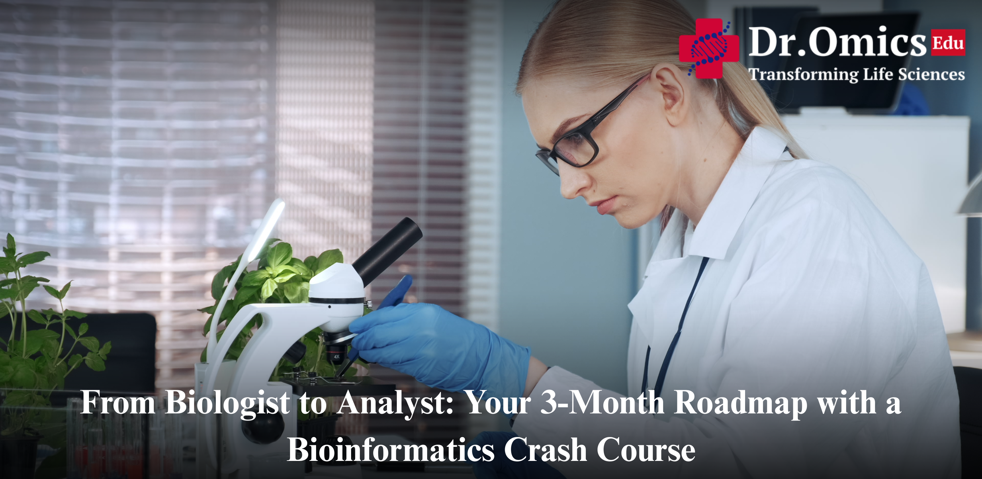 From Biologist to Analyst: Your 3-Month Roadmap with a Bioinformatics Crash Course
