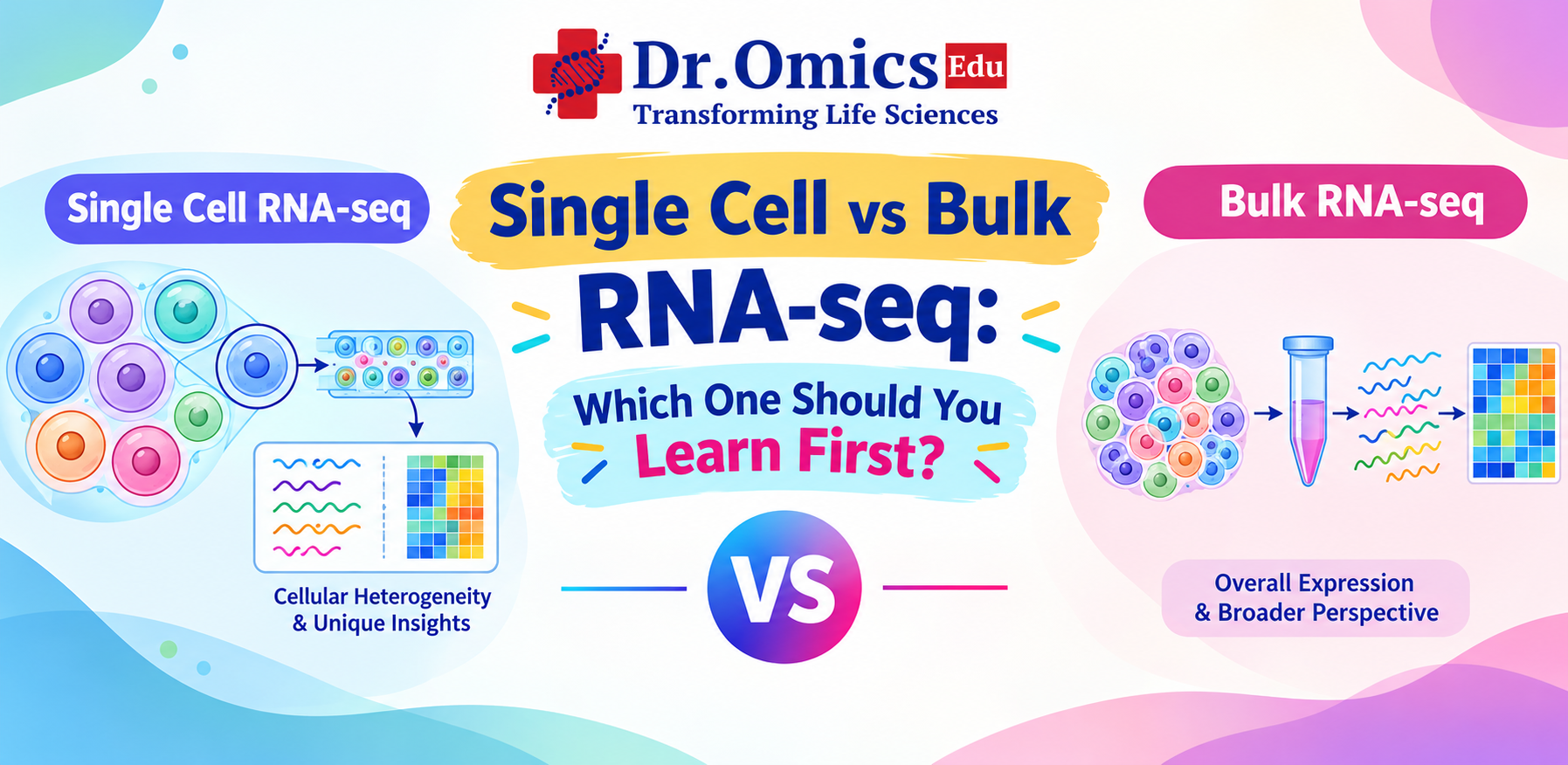 Single Cell vs Bulk RNA-seq: Which One Should You Learn First?