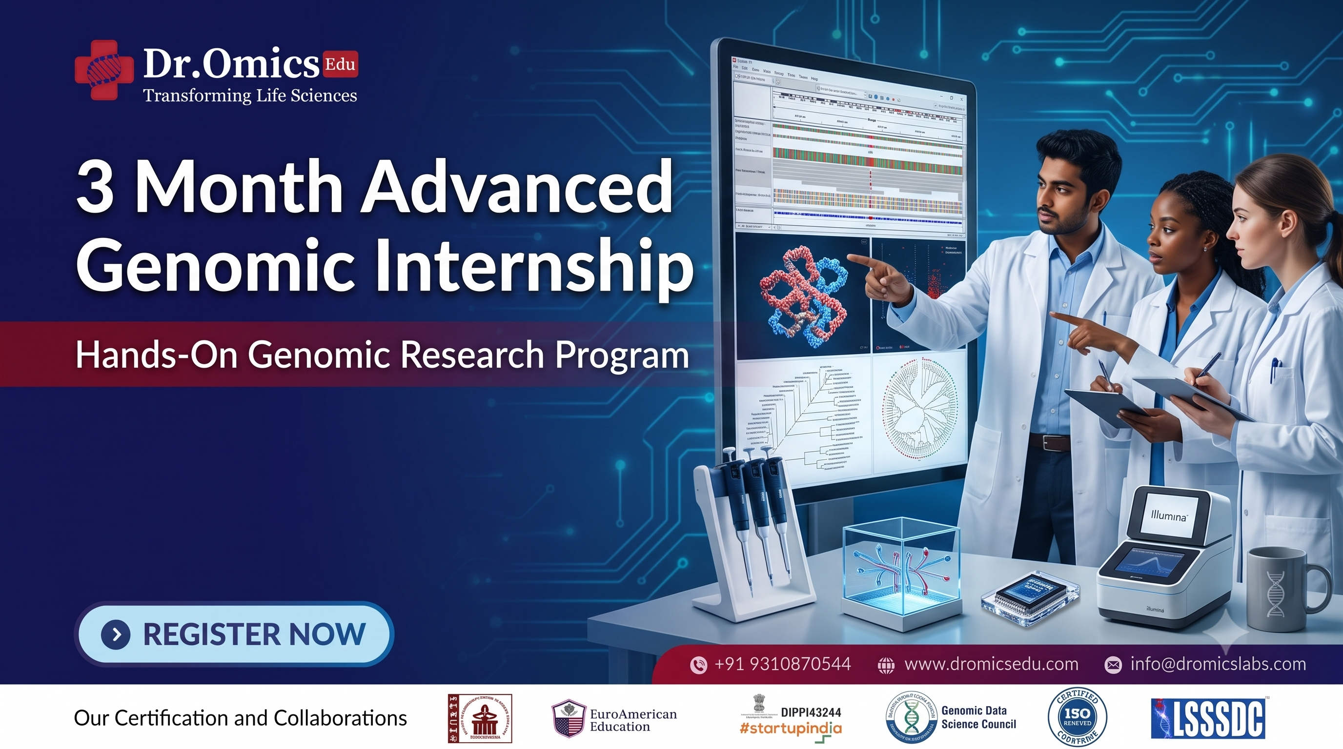 3 Month Advanced Genomic Internship