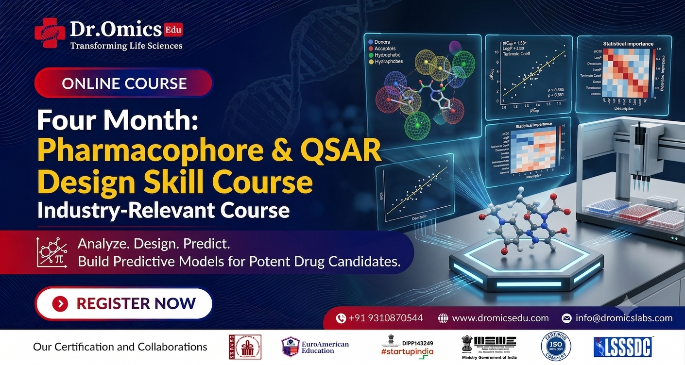 Four Month: Pharmacophore and QSAR Drug Design Skill Course