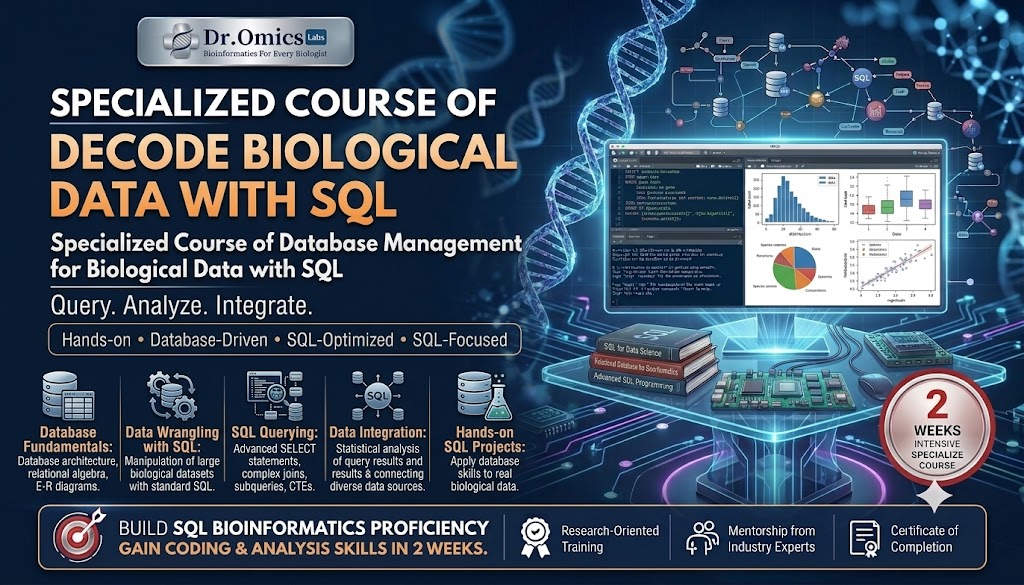 Specialised Course of Decode Biological Data with SQL