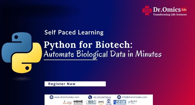 Python for Biotech: Automate Biological Data in Minutes- recorded course