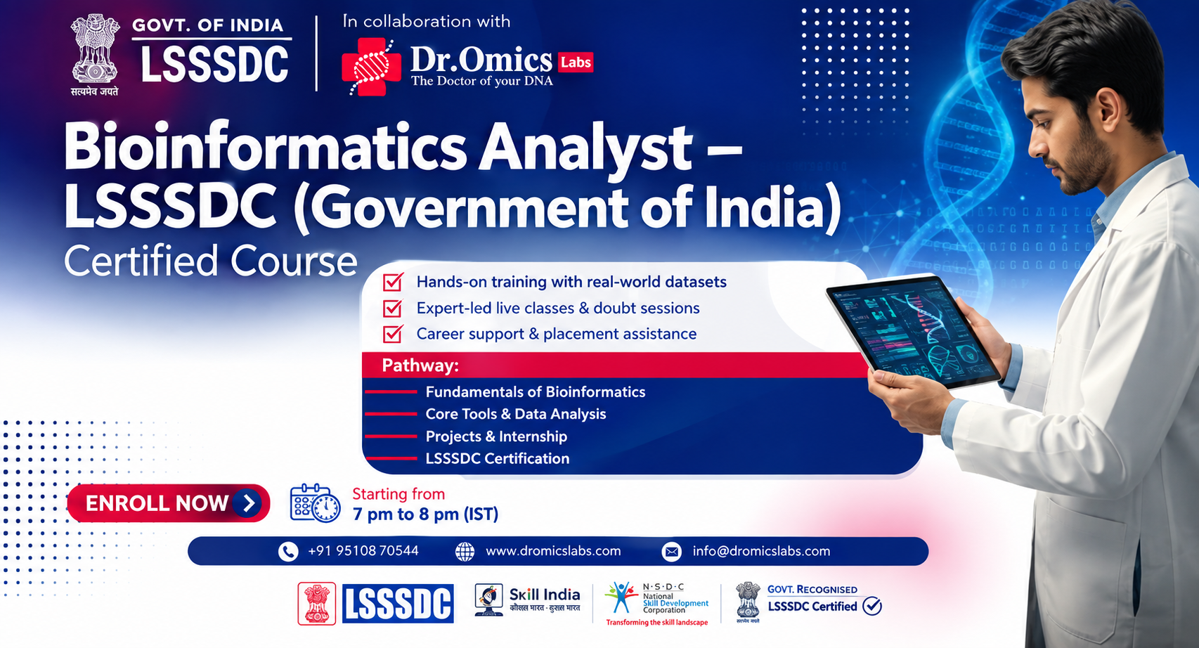 Bioinformatics Analyst LSSSDC Certified Course (+)