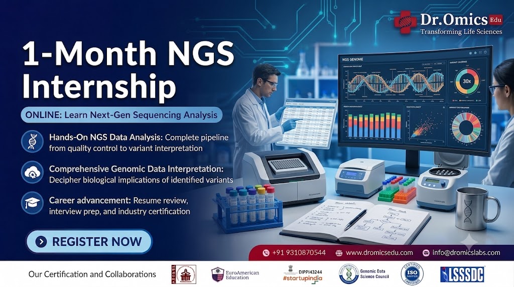 1 Month NGS Internship Online: Learn Next Gen Sequencing Analysis